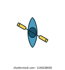 Kayak Vector Icon