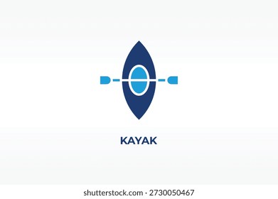 KAYAK vector, icon or logo sign isolated symbol illustration