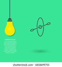 Kayak vector icon , lorem ipsum Flat design