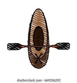 kayak vector illustration