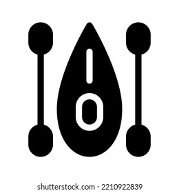Icono de Kayak Icono Ilustración de diseño