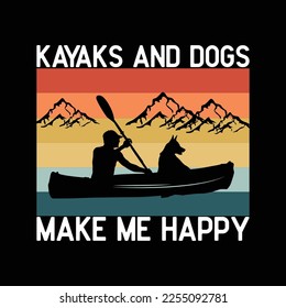 Kayak Kayaks Y Perros Svg