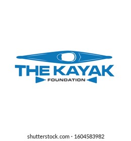 Kayaking Logo Designs Template. Vector drawing of rowing boat for logo.