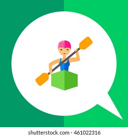Kayaking Sport Icon