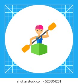 Kayaking Sport Icon