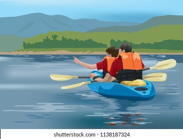 Kayaking Team Adventure