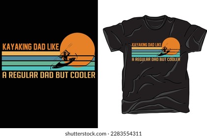 kayaking  t-shirt design  summer beach