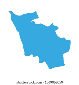 Kayanza region map in Burundi country