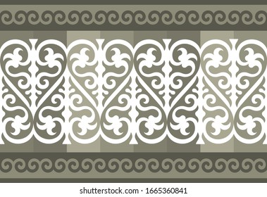 Kazakh carpet ornaments. Traditional patterns of Kazakhs. Background, texture, design life of nomads. Ancient Turkic ornaments. Art, customs and traditions of Kazakhstan. Decorative art of nomads