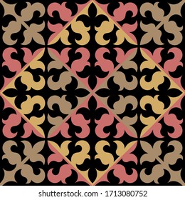 Kazakh ornaments. Seamless traditional carpet patterns of Kazakhs. Background, texture, design life of nomads. Ancient Turkic ornaments. Customs and traditions of Kazakhstan. Decorative art of nomads