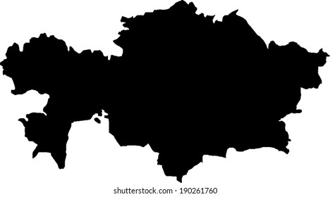 Kazakhstah Vector Map