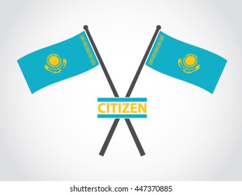 Kazakhstan Emblem Citizen