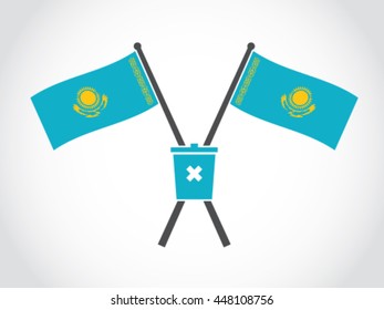 Kazakhstan Emblem Garbage