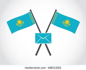 Kazakhstan Emblem Secret Mail
