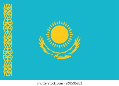 Kazakhstan Flag