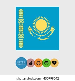 Kazakhstan flag