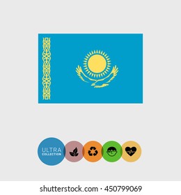 Kazakhstan flag