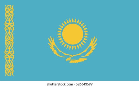 Kazakhstan Flag.