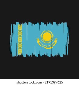 Kazakhstan Flag Vector. National Flag