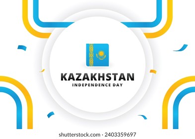 Kazakhstan Independence Day Background Design