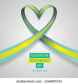 Kazakhstan Independence Day Vector Template Design Illustration