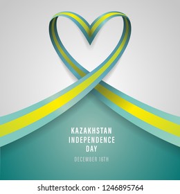 Kazakhstan Independence Day Vector Template Design Illustration