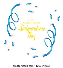 Kazakhstan Independence Day Vector Template Design Illustration
