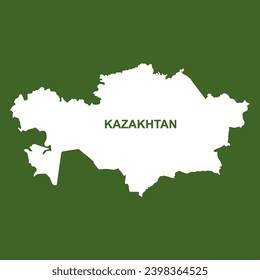 Kazakhstan map icon vector illustration simple design
