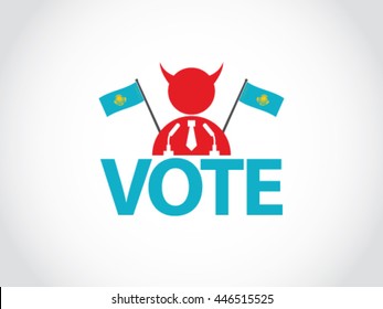 Kazakhstan Podium Evil Poll Politician