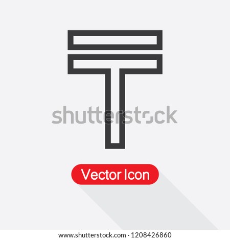 Kazakhstan Tenge Icon Vector Illustration Eps10