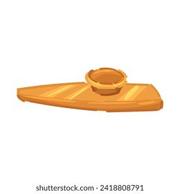 Kazoo flute on white background