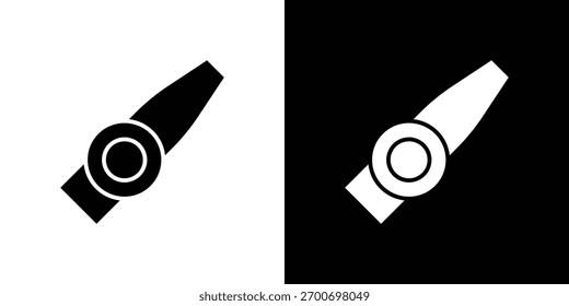 Kazoo ícone conceito de design. vetor ícones planos