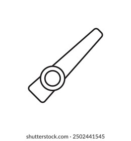 Kazoo icon design, isolated on white background, vector illustration