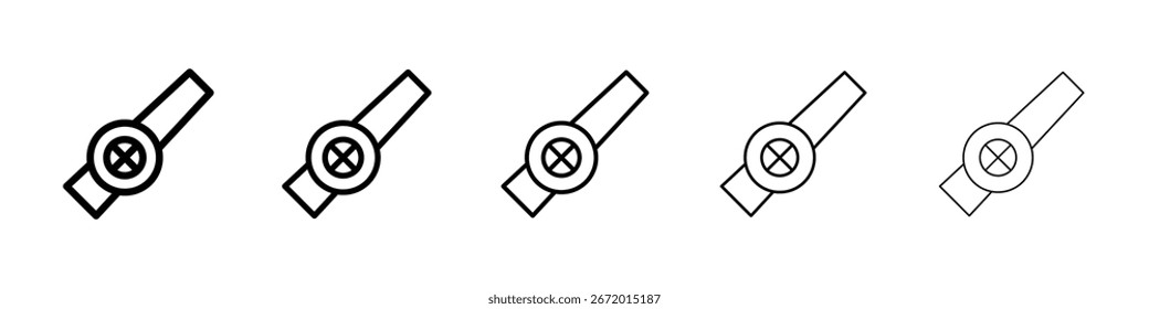Icono de Kazoo llenado concepto de signo plano para el Diseño web.