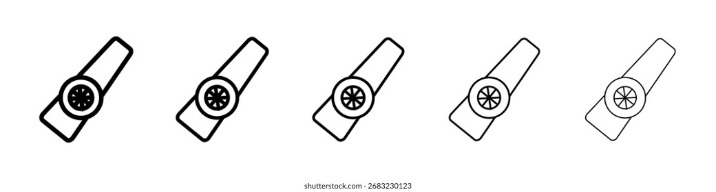 Kazoo Symbol für mobiles Konzept und Webdesign.