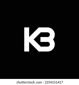 KB or BK abstract outstanding professional business awesome artistic branding company different colors illustration logo
