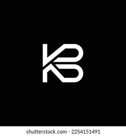KB or BK abstract outstanding professional business awesome artistic branding company different colors illustration logo