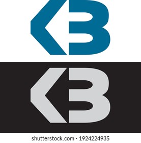KB creative letter logo for your company