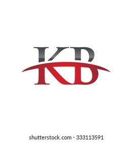 KB initial company red swoosh logo