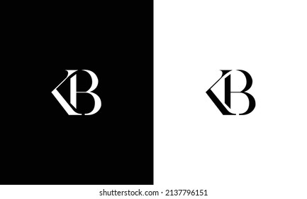 KB Letter Abstract Logo Monogram