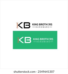 KB letter Hardware Logo Design.