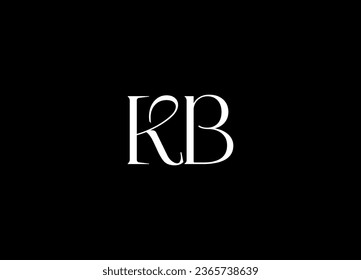 KB letter logo design and monogram logo design