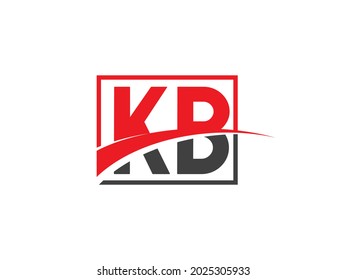KB Letter Logo Design template