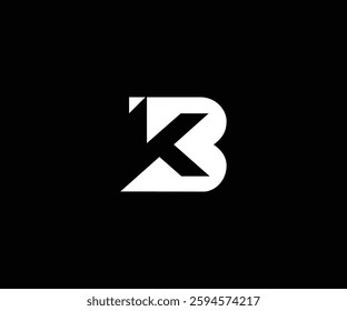 KB letter simple clean logo design