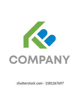 kb logo icon design template sign