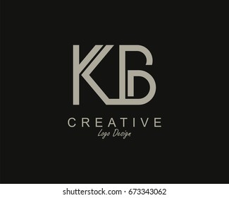 high quality kb logo design