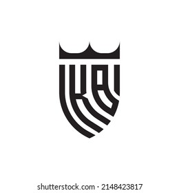 KB Letras iniciales de logotipo en un diseño profesional de alta calidad que se imprimirán bien