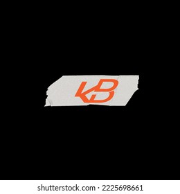KB Simple Style Letters logo Vector