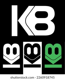 MODERNO DE CREATIVO MINIMALISTA SIMPLE DE LOGOTIPO DE TEXTO KB