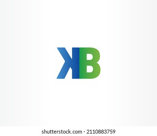 KB vector icon concept logo design